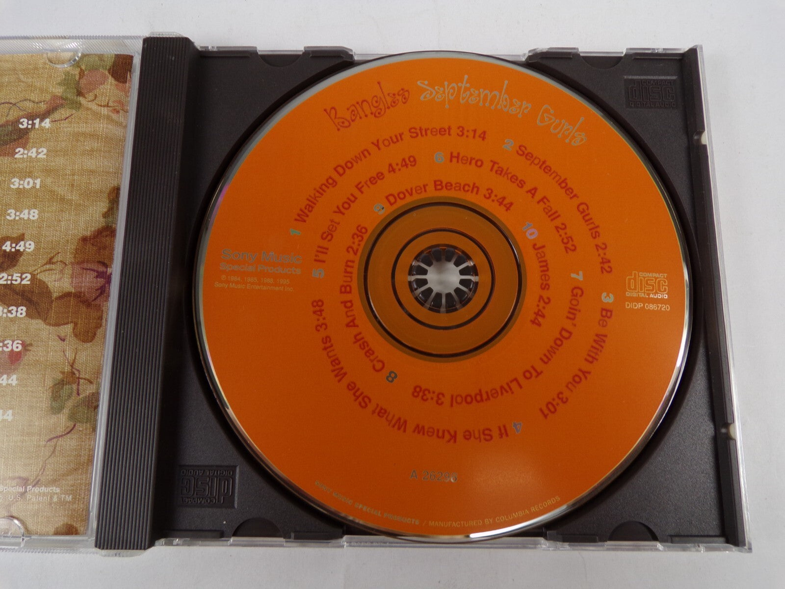 Bangles September Gurls Walking Down Your Street Be With You Dover Beach CD #30
