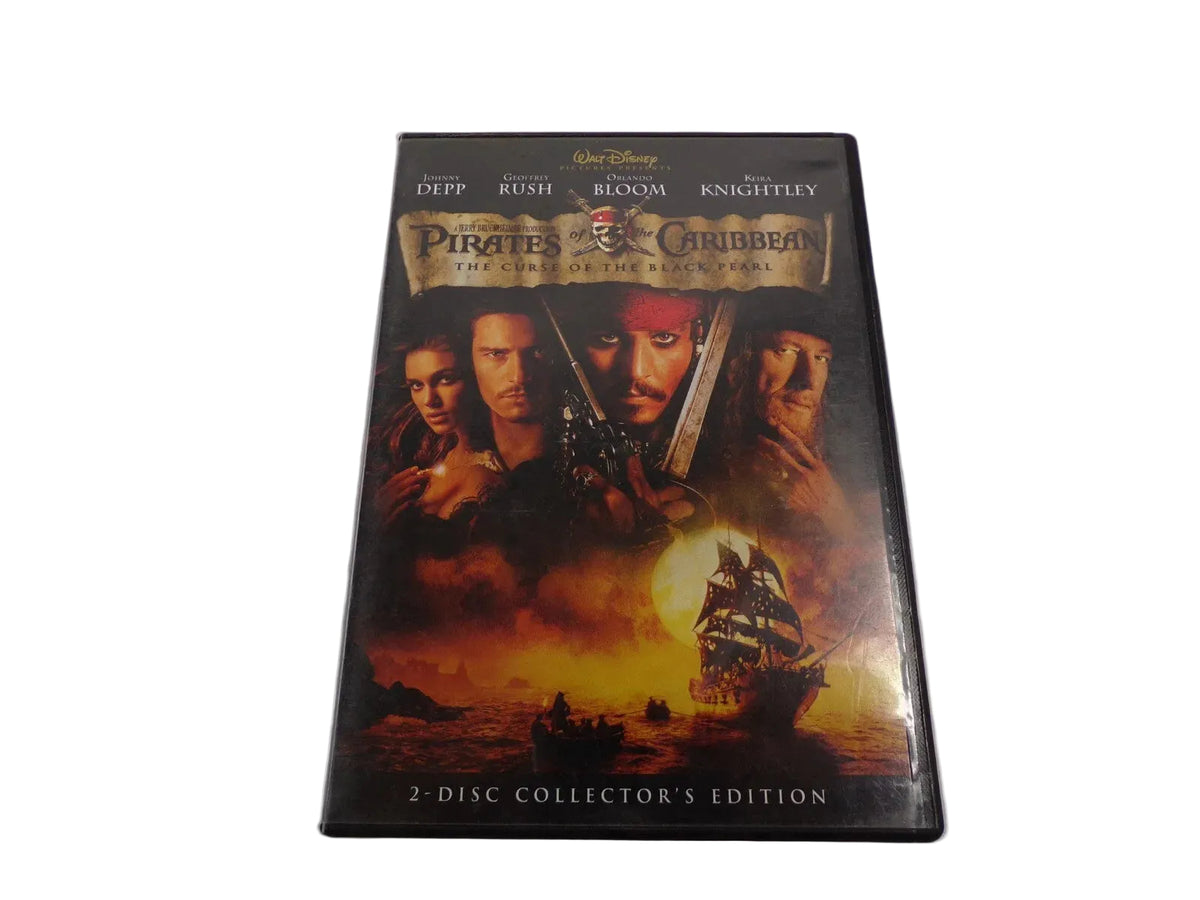 Pirates of the Caribbean Curse of the Black Pearl DVD Johnny Depp