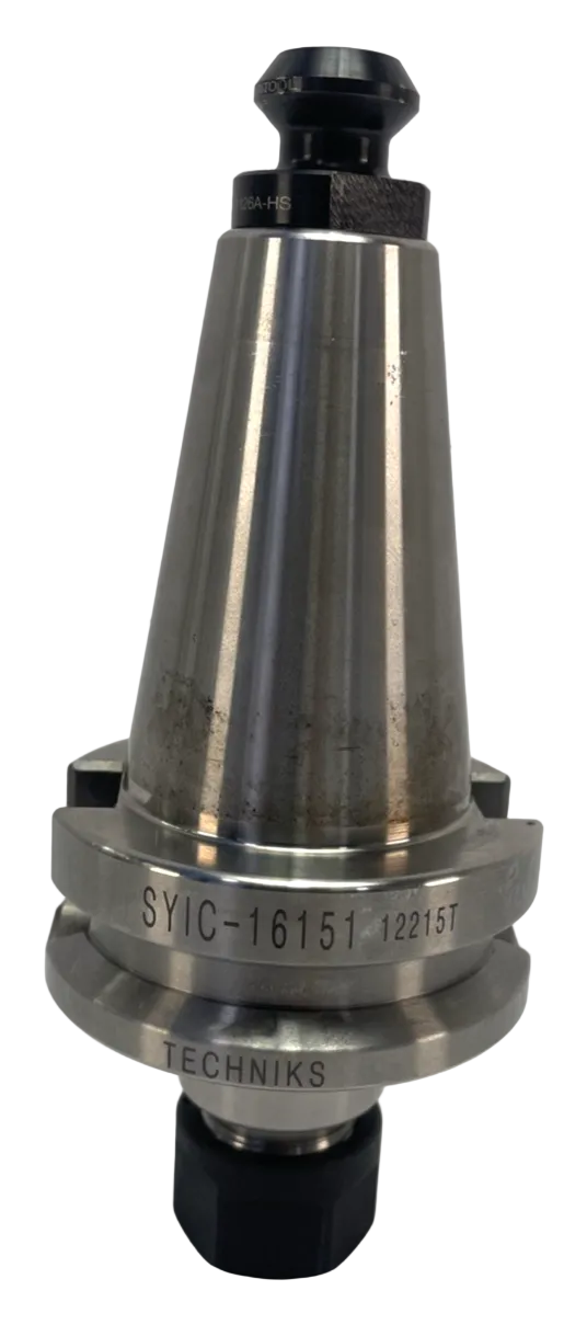 Techniks SYIC-16151 BT40 ER16A-70 collet chuck tool holder with Maritool pull stud, G2.5 25,000 RPM