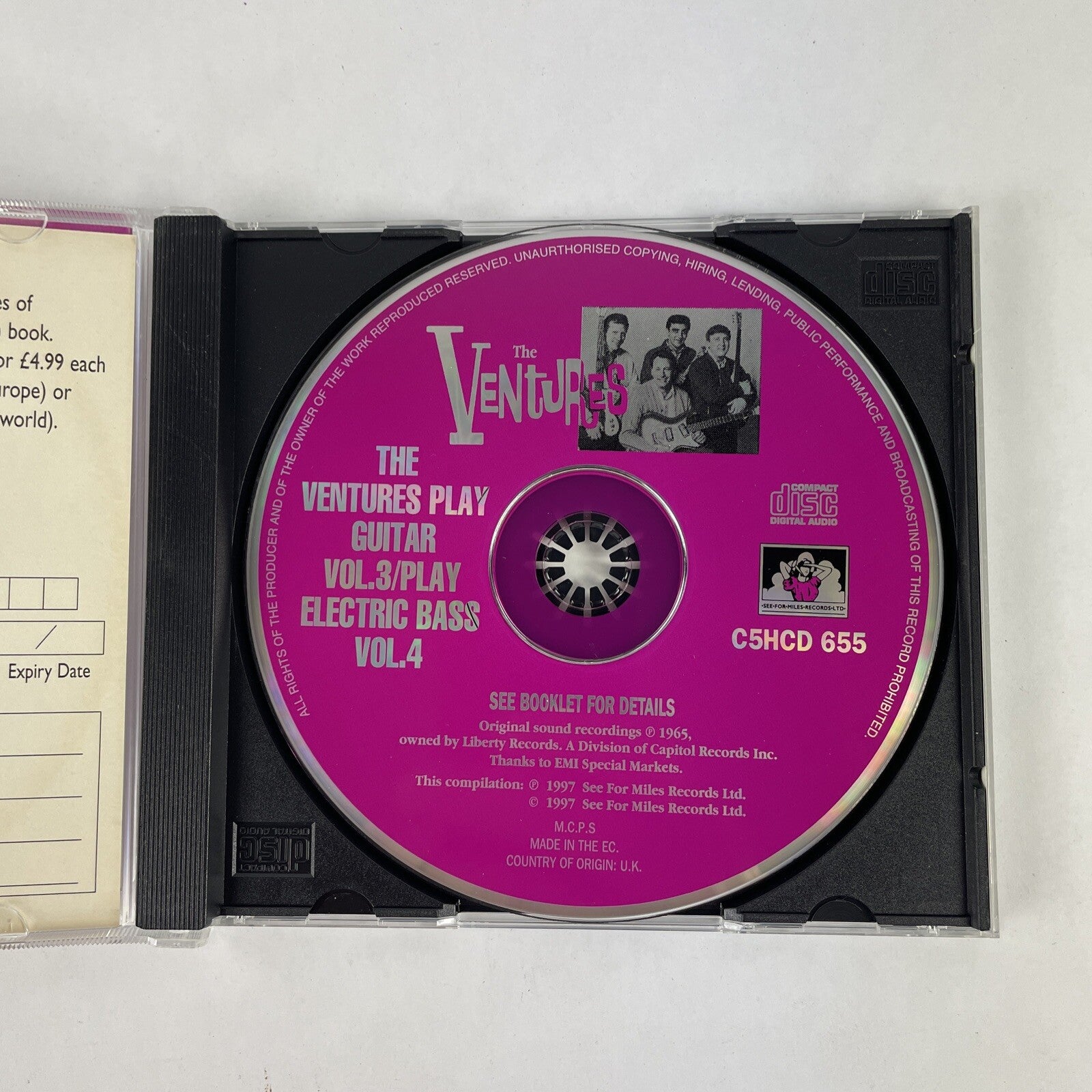 The Ventures - The Ventures Play Guitar Vol. 3/ Play Electric Bass Vol. 4 CD #17