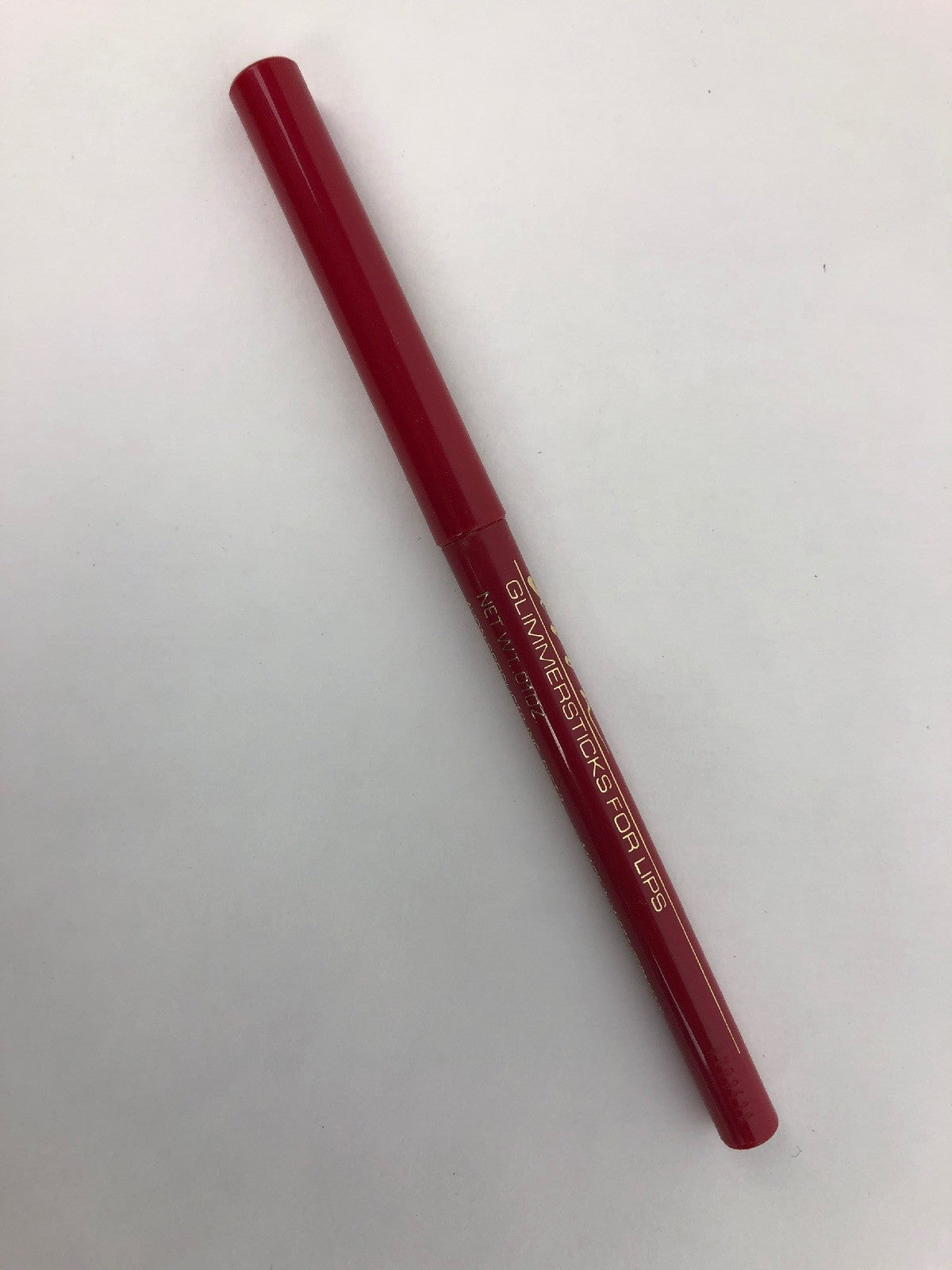NOS AVON Color Glimmerstick For Lips * REALLY RED * Fast Free Shipping