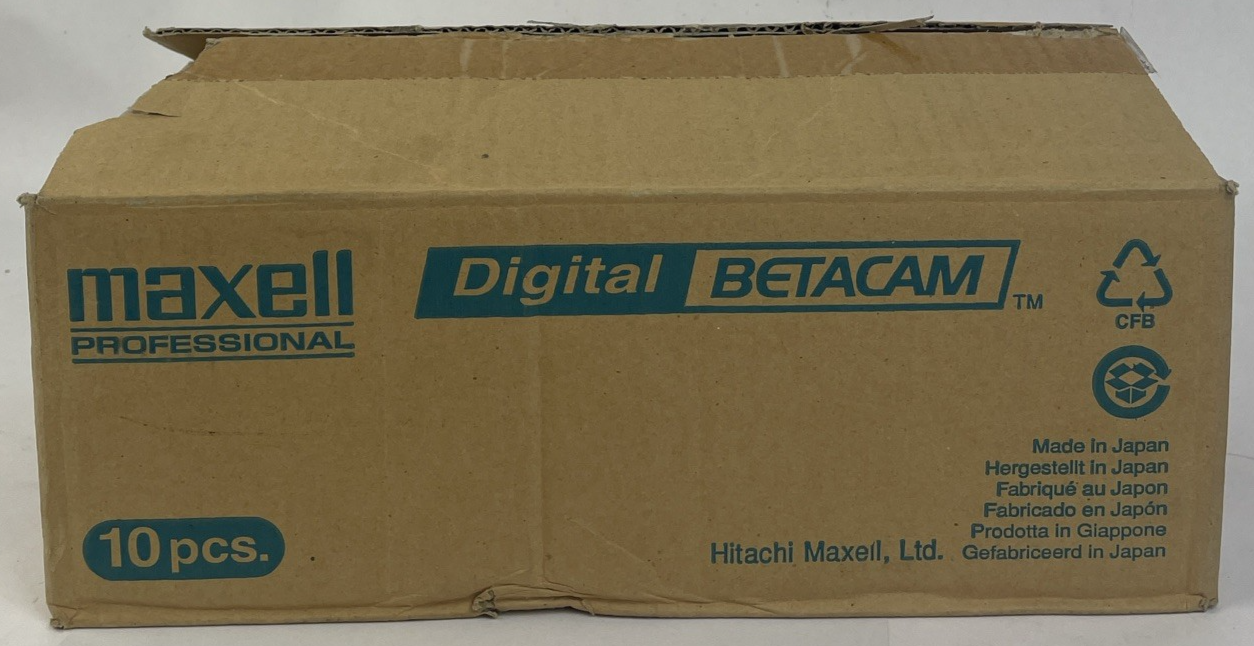 maxell PROFESSIONAL Digital Betacam Beta Cam 32 Maxell B-D32 640ft - Box of 10