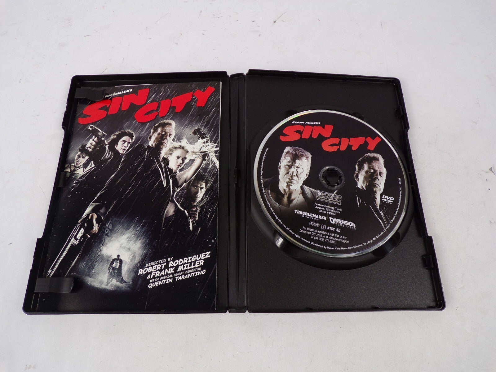Sin City Frann Millca's Directed By Robert Rodriguez & Frank Miller DVD Movies