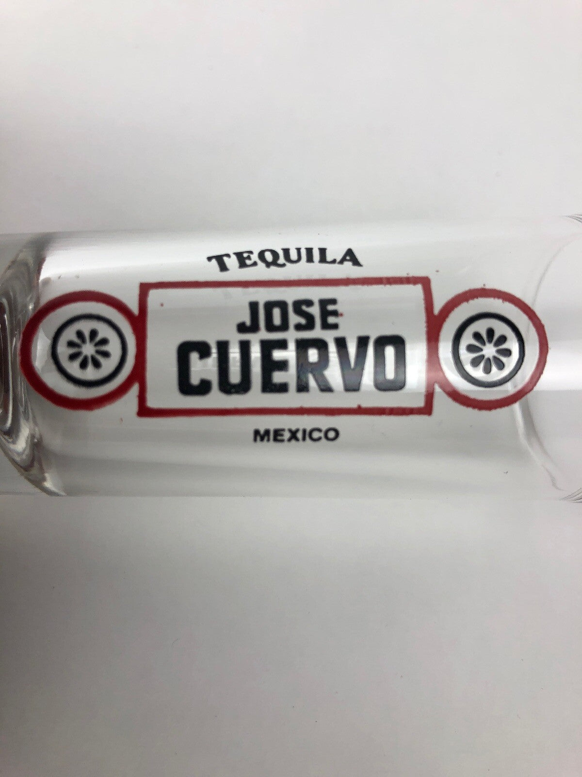 Vintage Jose Cuervo Agave Tequila Mexico tall clear Shot Glass - FSTSHP