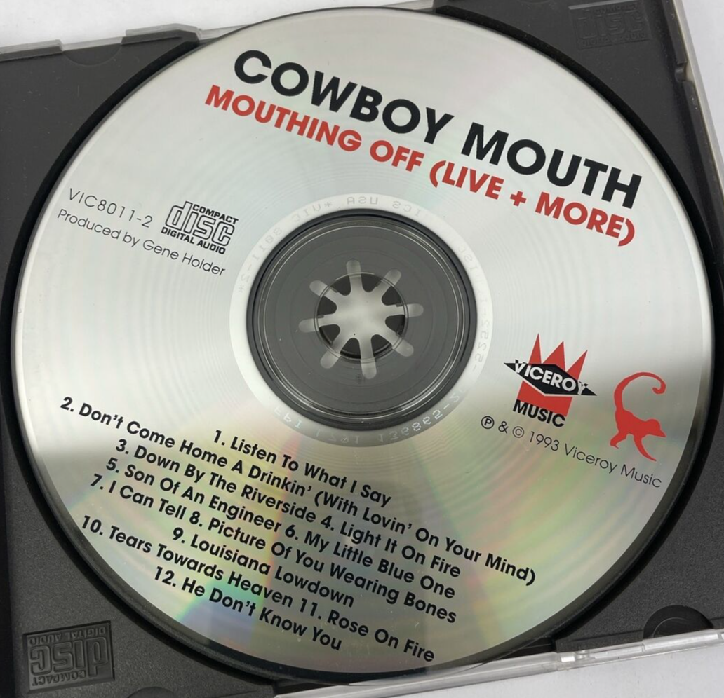Cowboy Mouth * Mouthing Off (Live + More) (Audio CD, 1993, Viceroy Records) CD