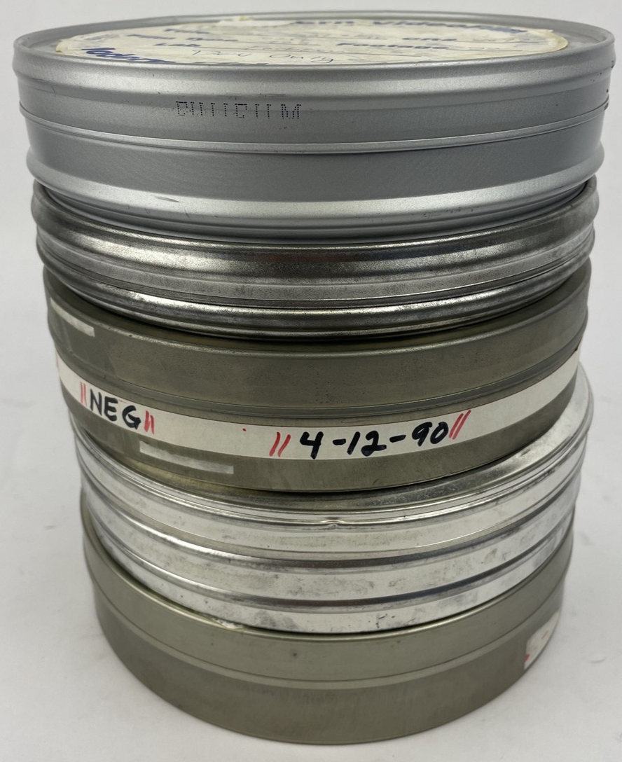 Vintage 35mm Empty Film Can Canister For Reel Storage Movie Prop Etc Lot Of 5