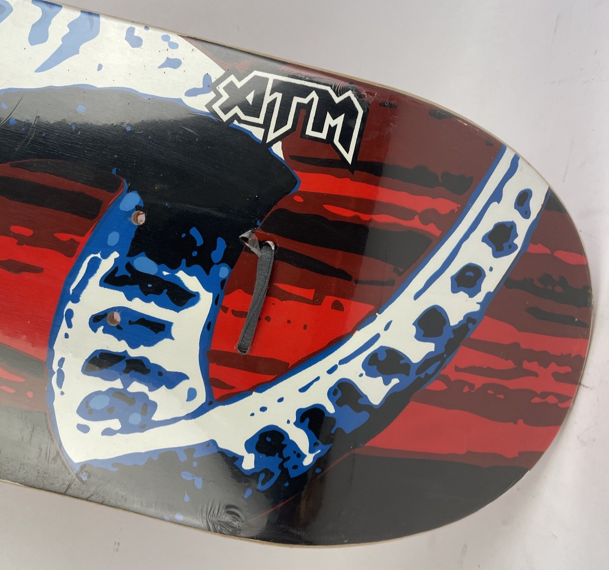 ATM Skateboards Skateboards Deck Ronnie Bertino DANZIG SKULL Signed Autographed