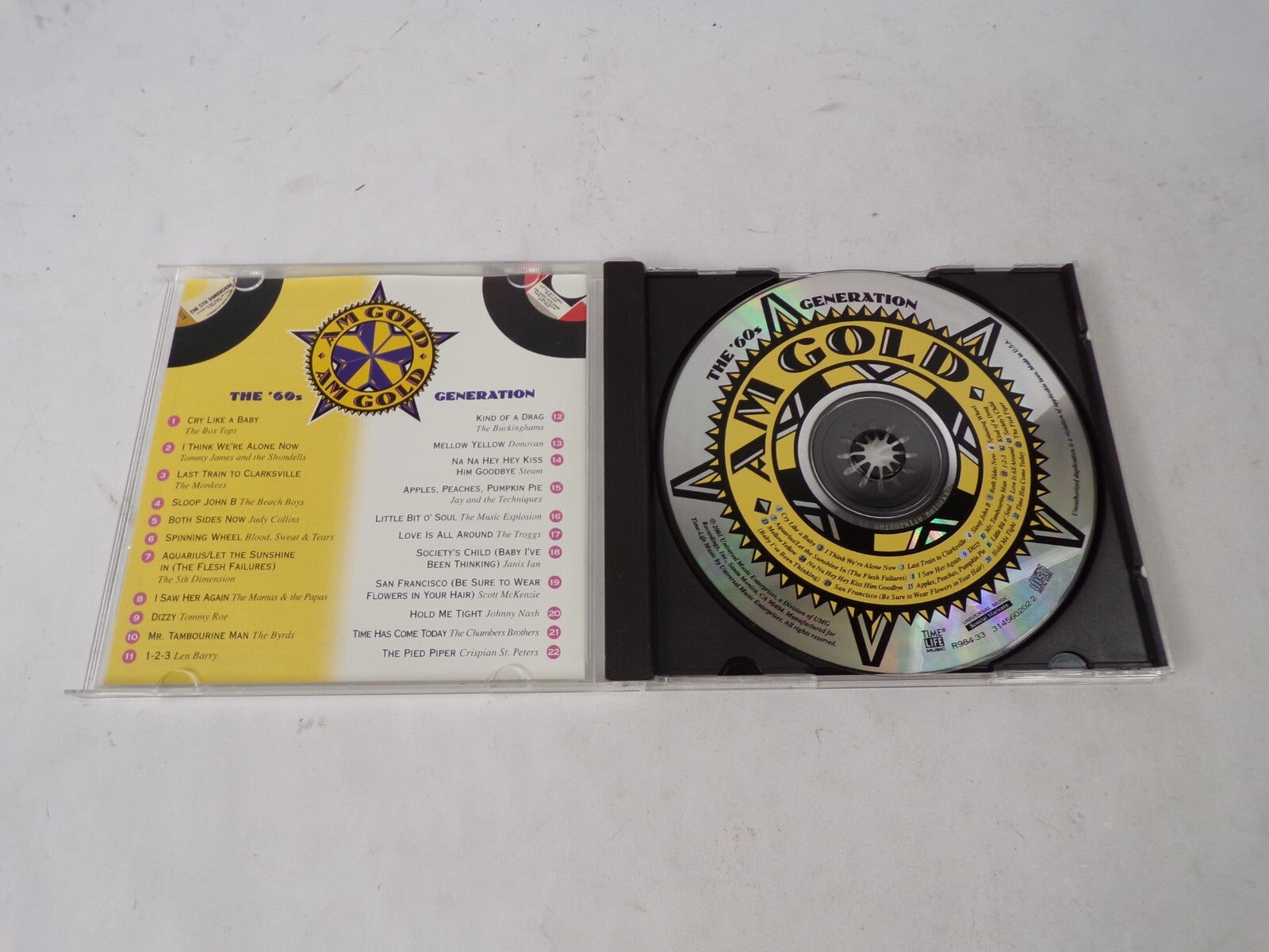 Am Gold Cry Like A Baby I Think We're Alone Now Last Train To Clarksville CD#62