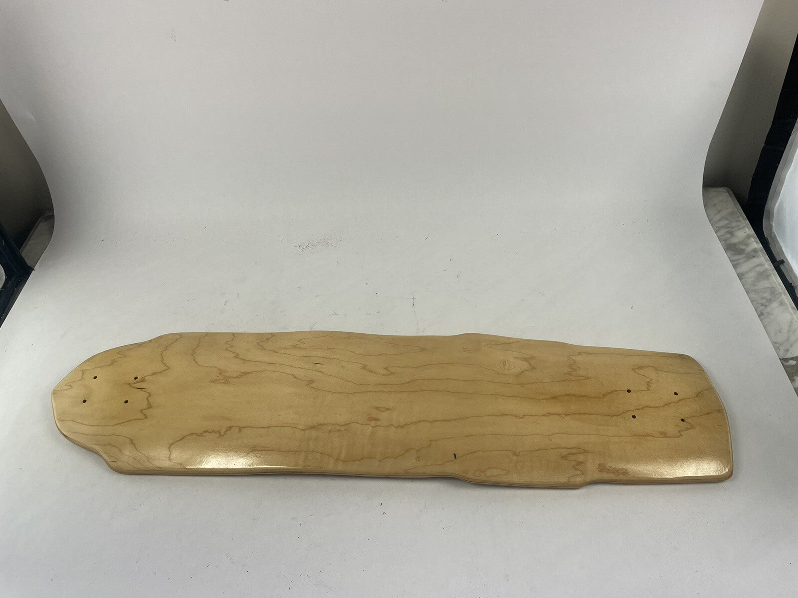 TOP Mount 9.25" x 38" DOWNHILL BLANK LONGBOARD DECK NATURAL Bacon Concave 9 ply