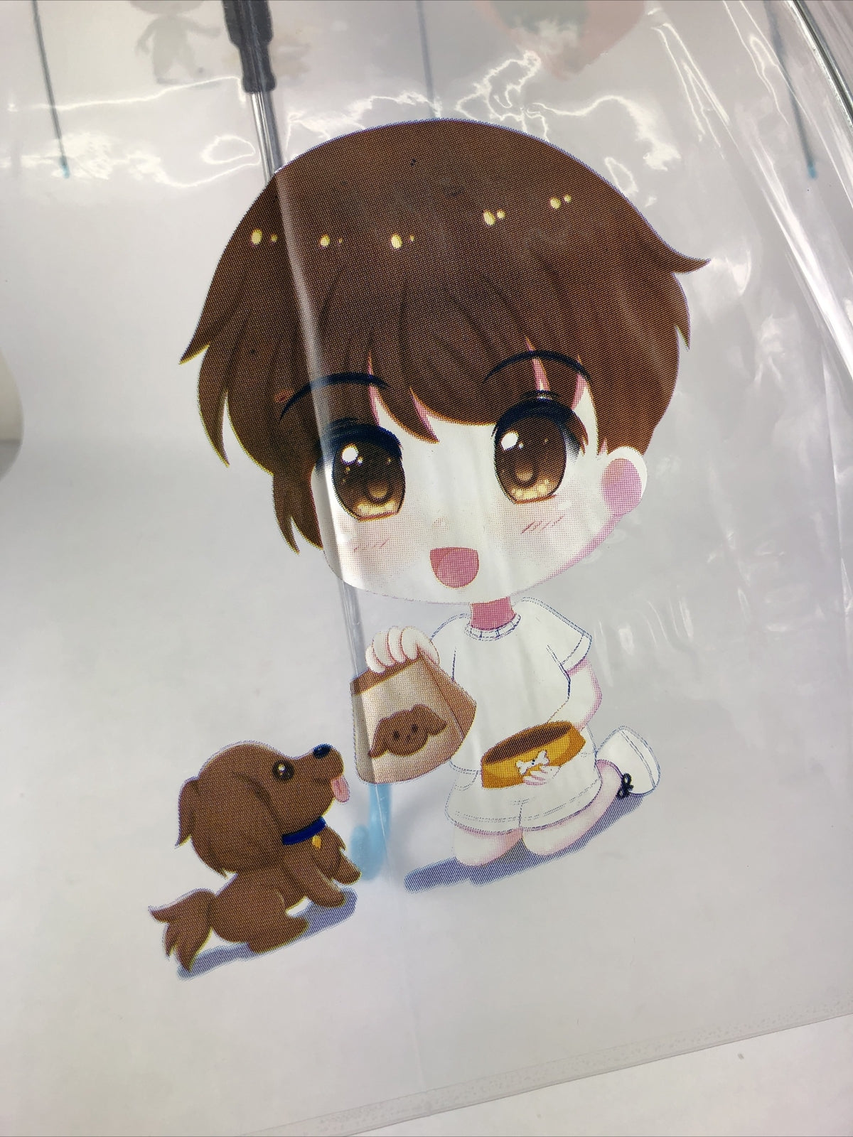 10 x Paint on Anime Japanimation Folding Umbrella Rain / shine Anime w Stickers