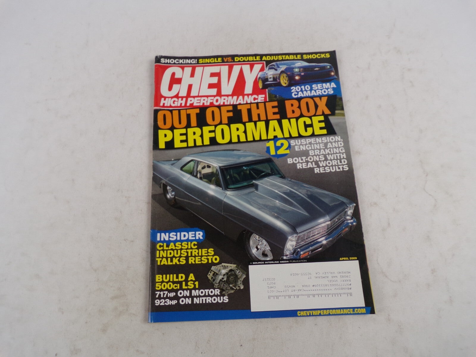 April 2009 Chevy High Performance Out Of The Box Performance 12 Suspension 500ci