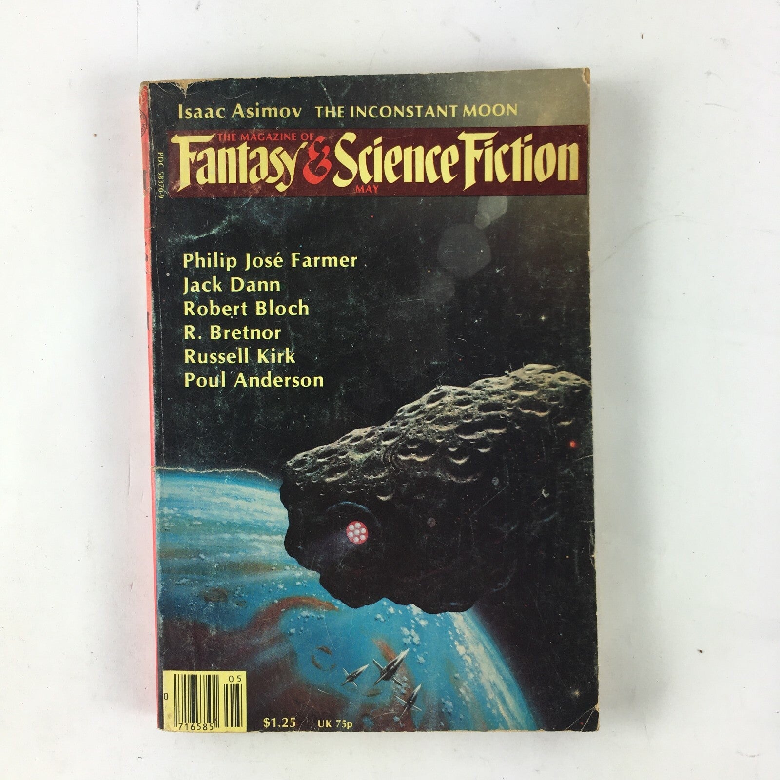 May Fantasy&Science Fiction Magazine Philip Jose Farmer Jack Dann Robert Bloch