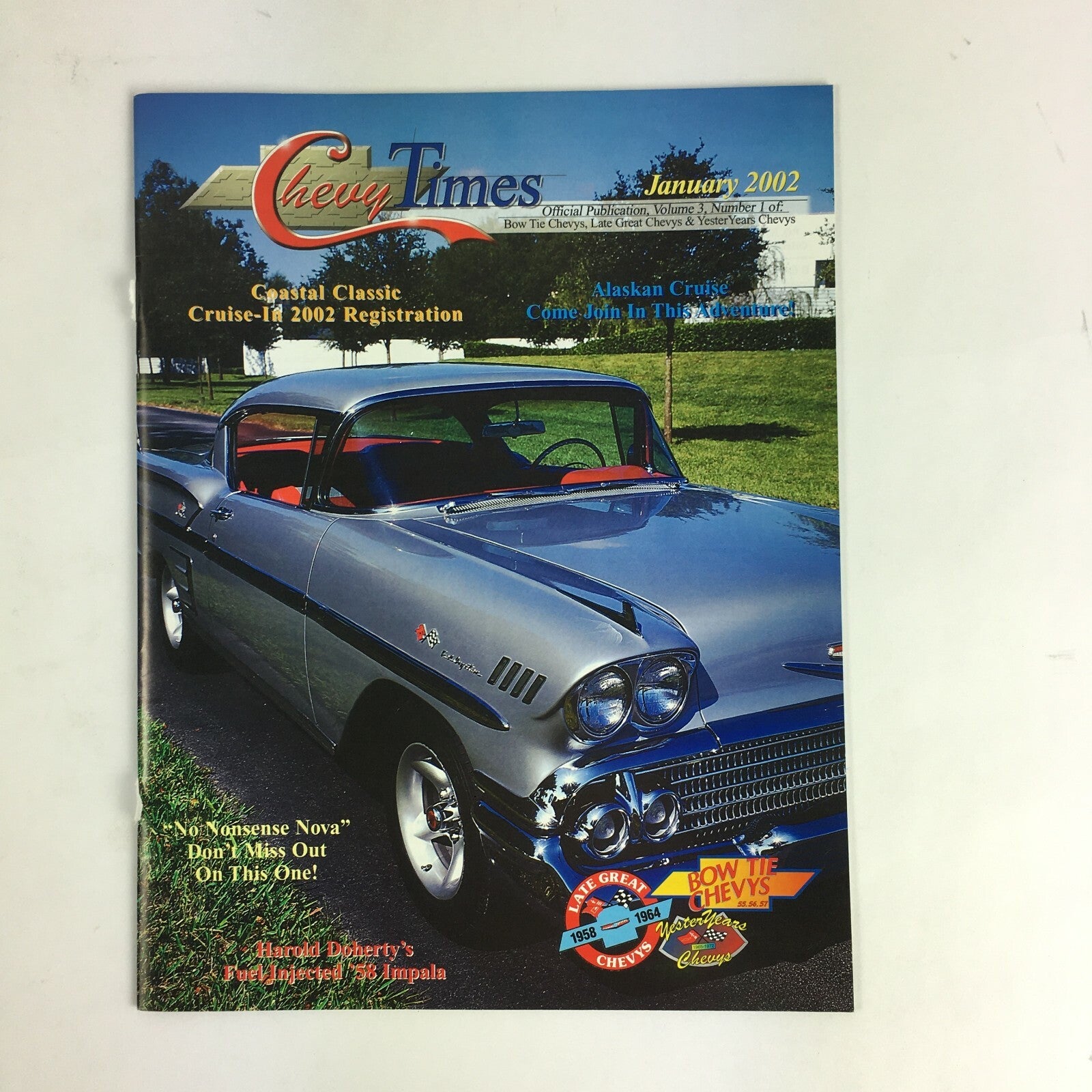 January 2002 Chevy Times Magazine Castal Classic Cruise-In 2002 Registration