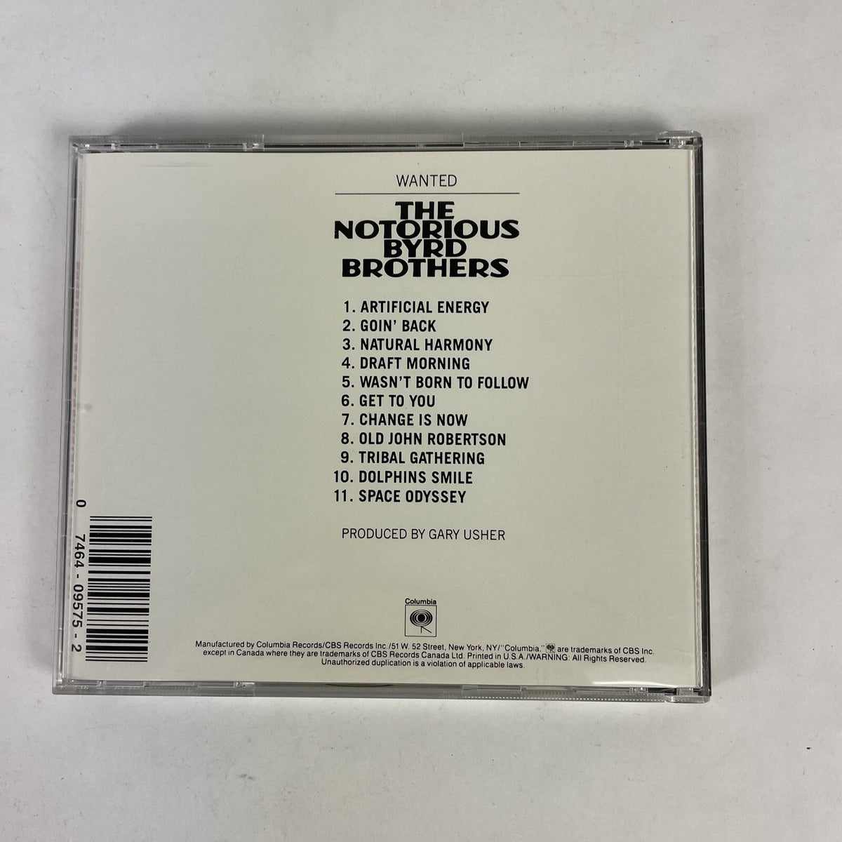 The Byrds - The Notorious Byrd Brothers CD (Columbia Ck9575) #23