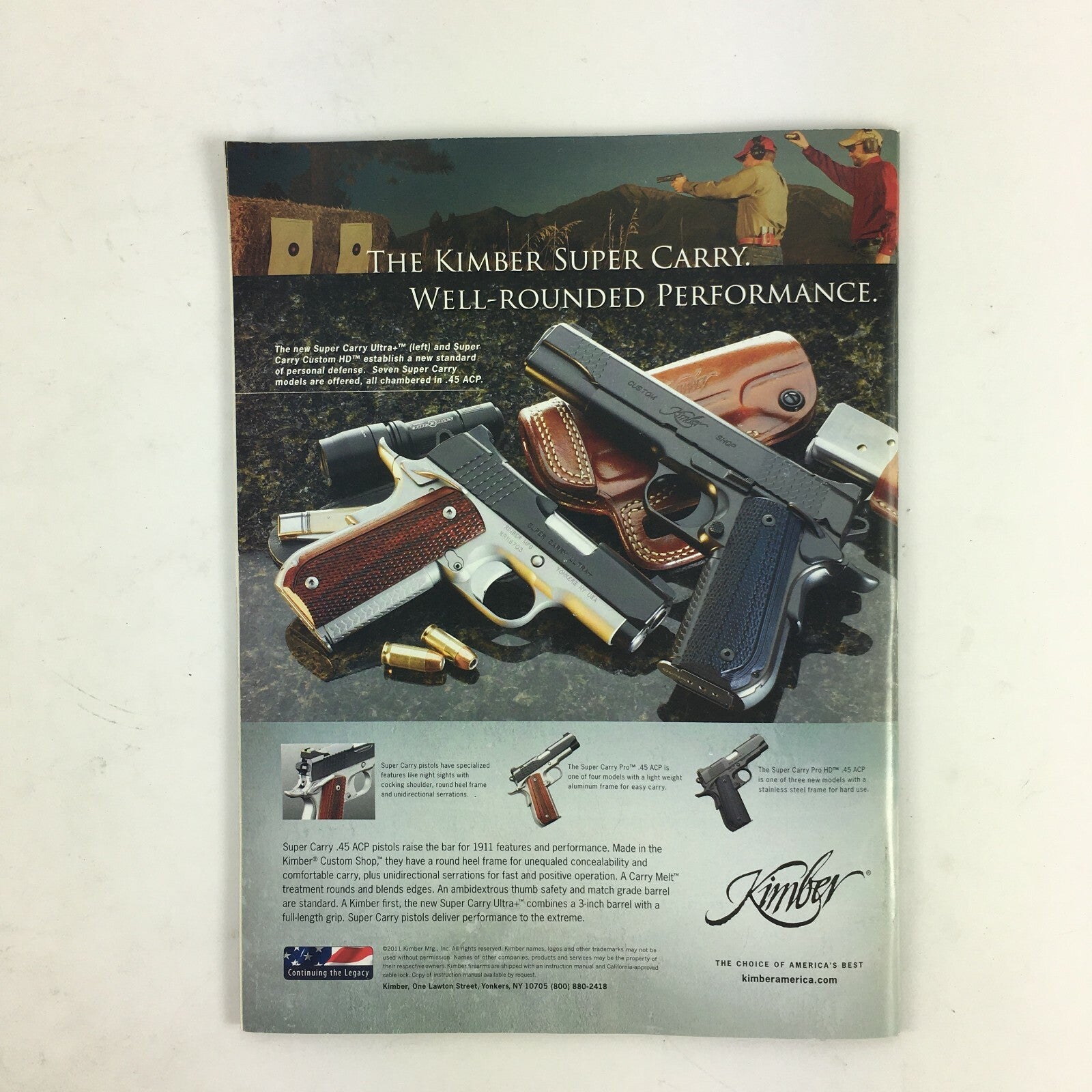 March 2011 Guns & Ammo Magazine Lee Navy Straight Pull Bigbore Lever Guns