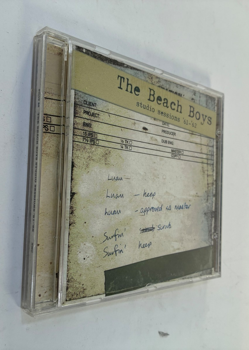 The Beach Boys Studio Sessions 61-62 Burning Airlines CD 2000