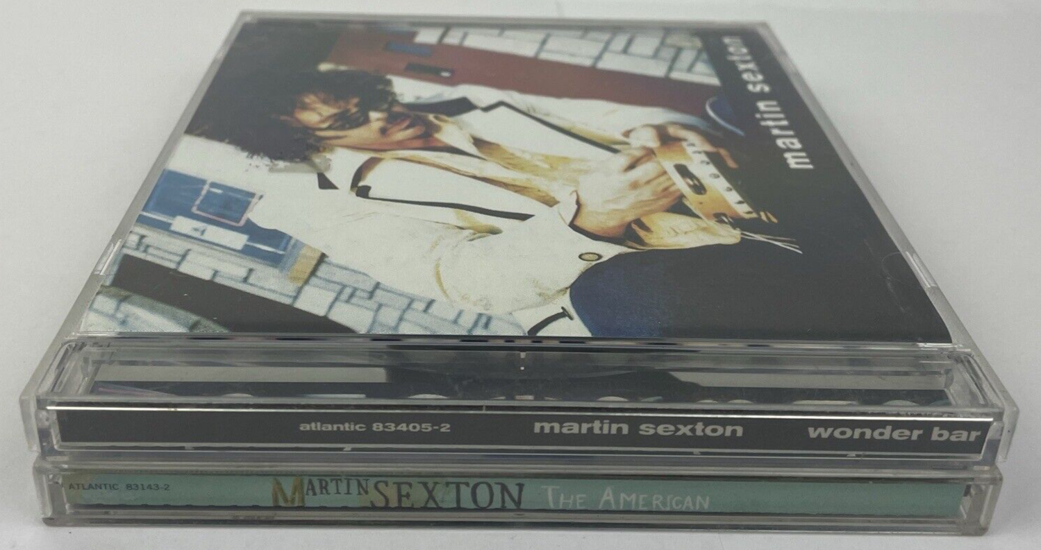 2 x Martin Sexton CD Lot WONDERBAR 2000 + The American 1998 Atlantic Records S