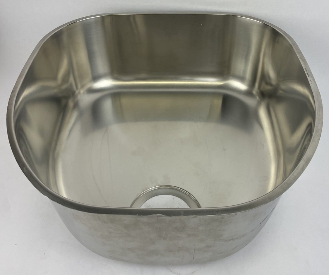 OEM Franke Single Bowl Kitchen Sink * Dual Mount * OD 17.25" STAINLESS STEEL