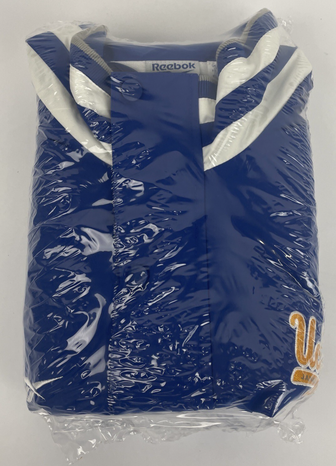 Vintage 1999 Rose Bowl UCLA Bruins Reebok Full Zip Button Jacket Men’s LRG Blue