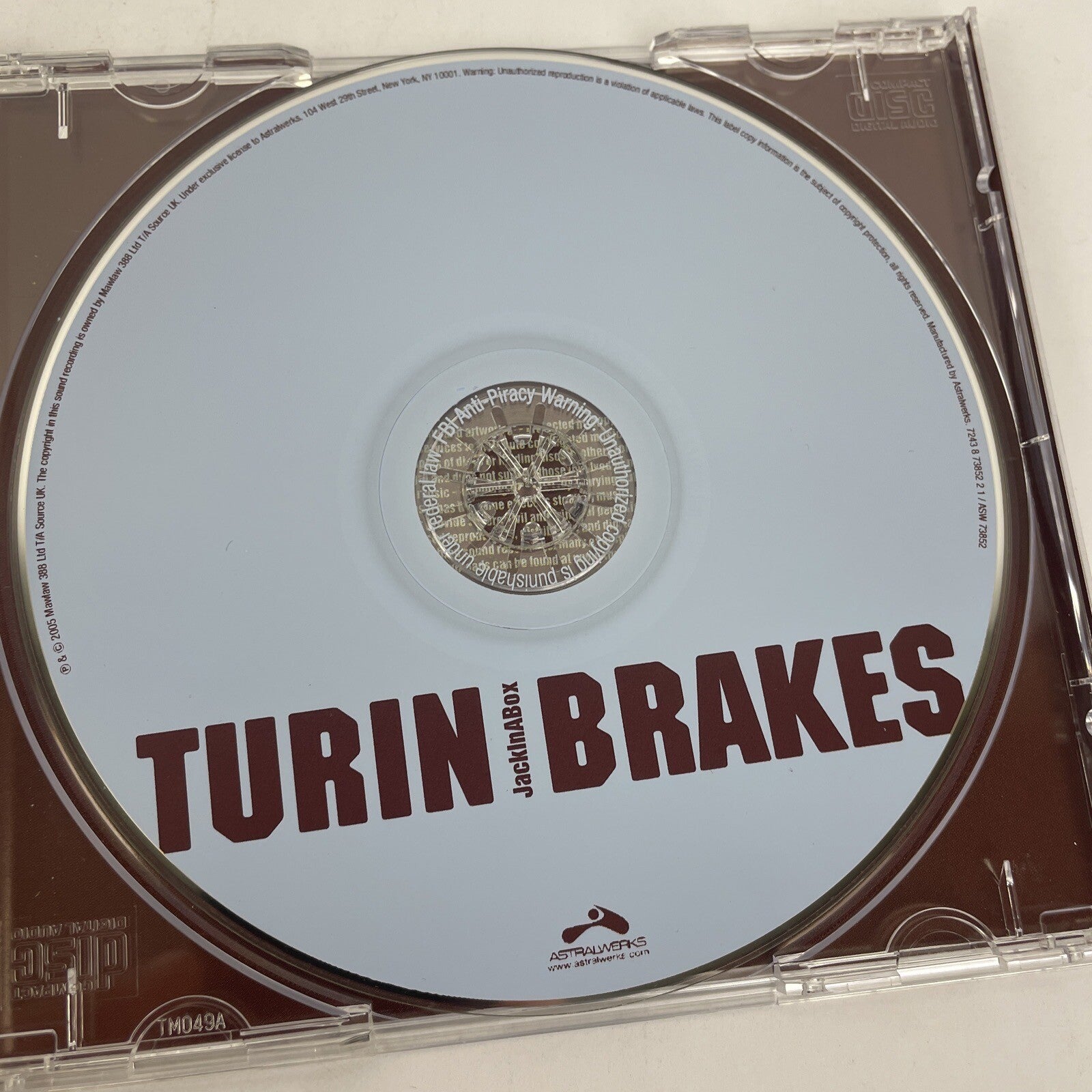 TURIN BRAKES " Jack In A Box " Digital Audio CD, 2005 EMI Music VGC - UVW