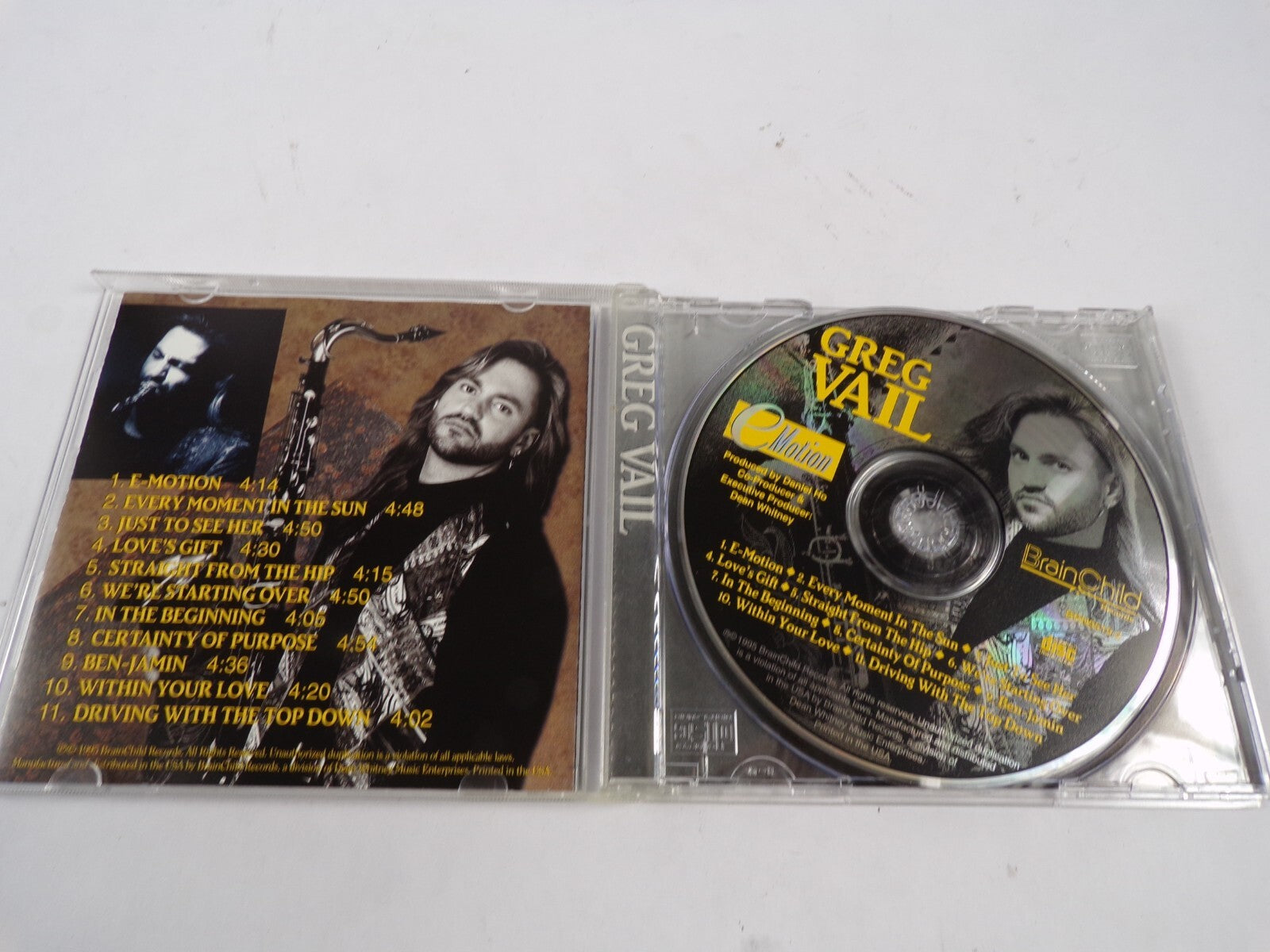 Greg Vail Emotion E-Motion Just To See Her Within Your Love Love's Gift CD#61