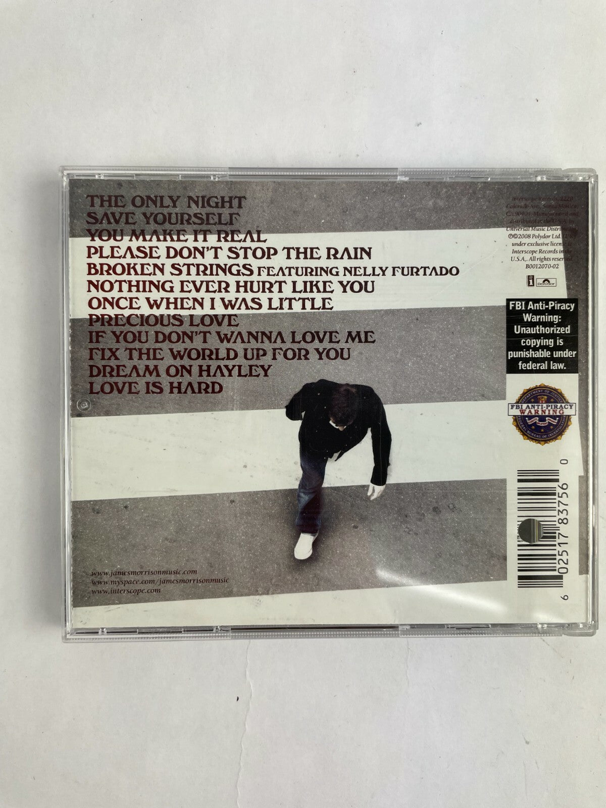 James Morrison Songs For You Truths For Me Nelly Furtado Disc Q11