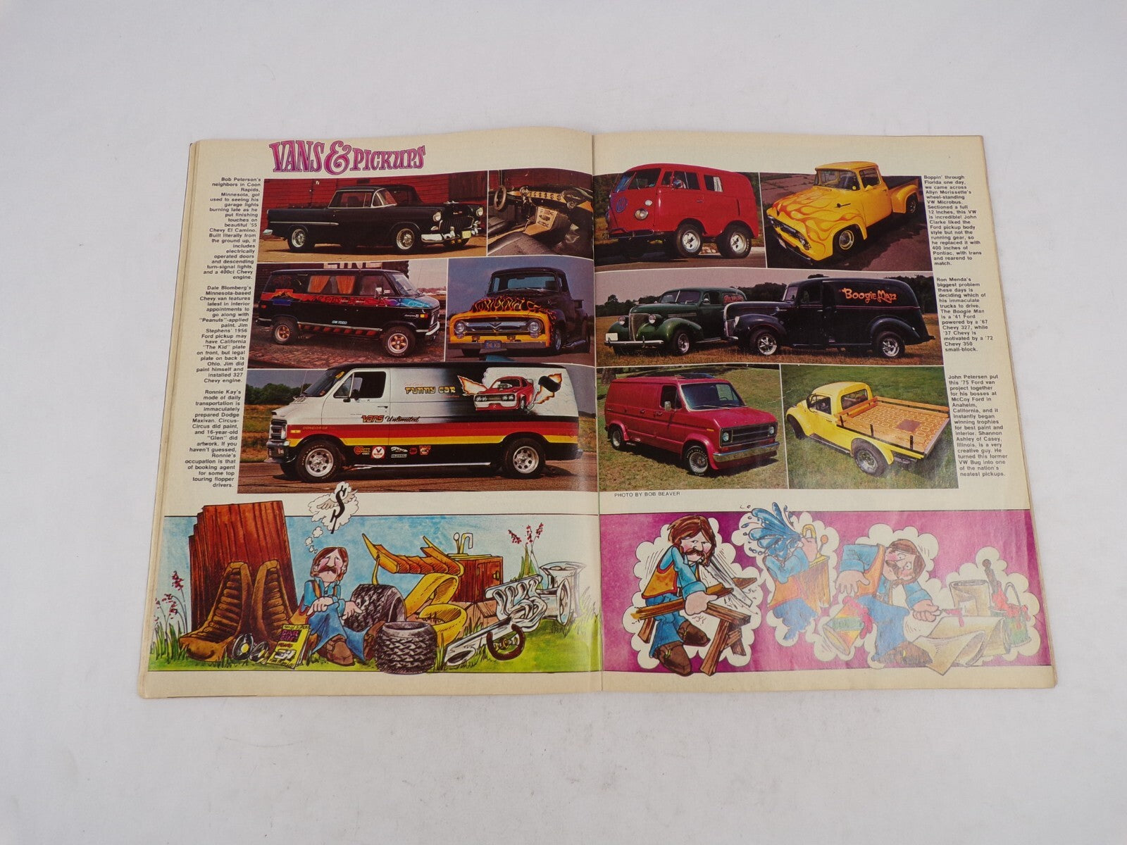 October 1975 Car Craft Freakly Van &Pickups Super Mod Engine Buildups Holley Car