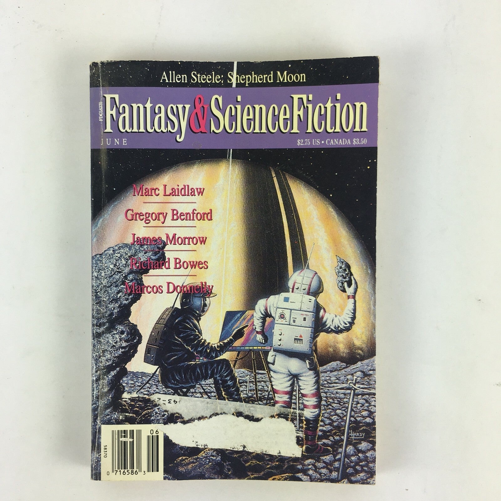 June 2006 Fantasy & Science Fiction Allen SteeleShepherd MoonMarc LaidlawGregory