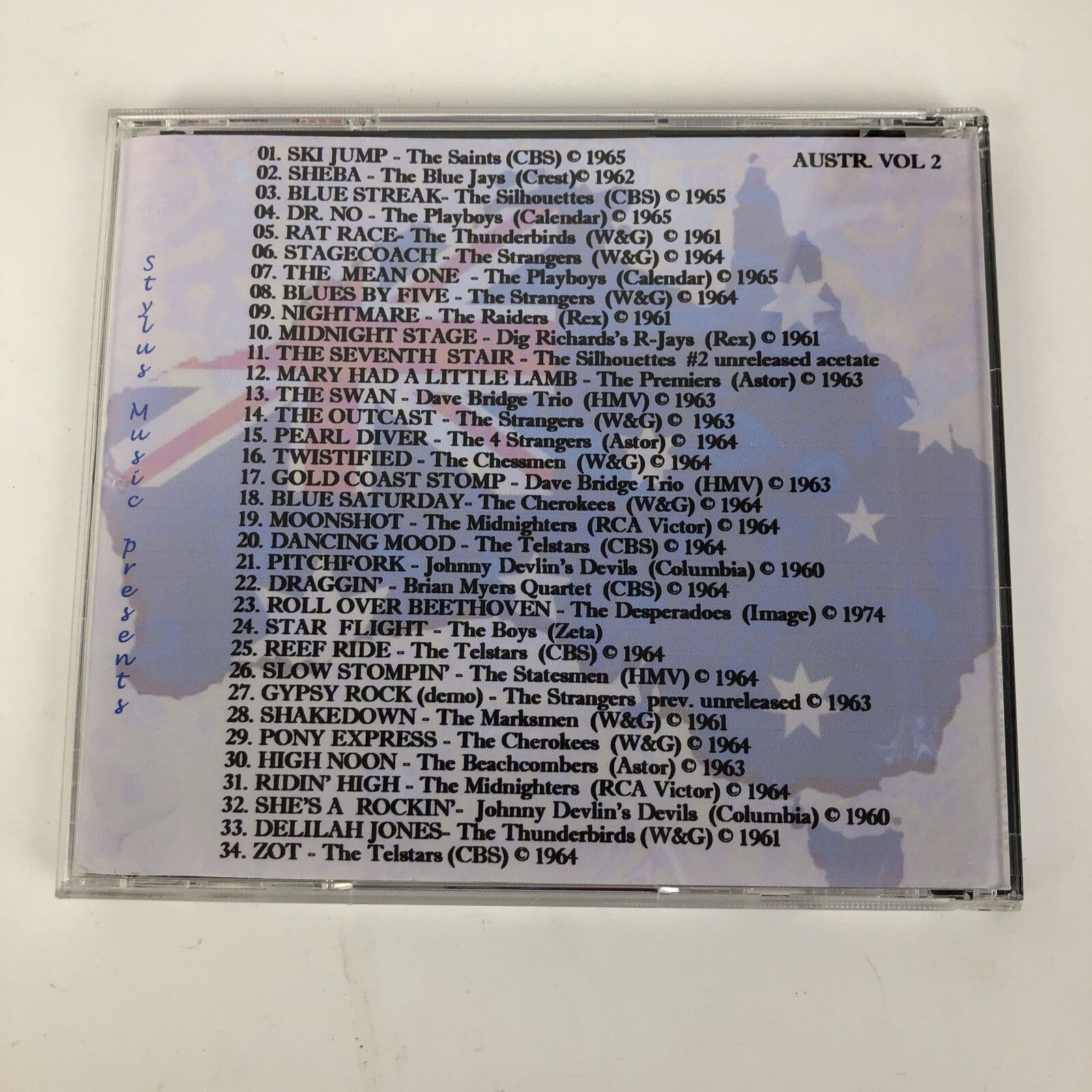 Rock 'n' Roll 60's Guitars Southern Australia cd Vol, 2 Assorted 34 Tracks #32