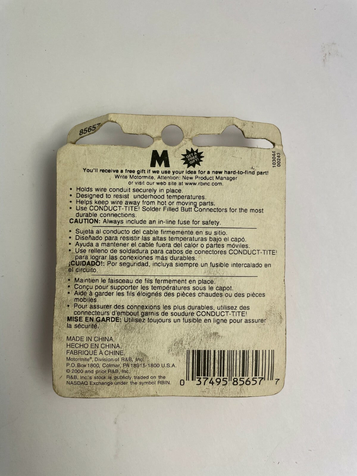 Genuine Conduct Me! Wire Harness Retainer 3/4" Lot of 2 A3