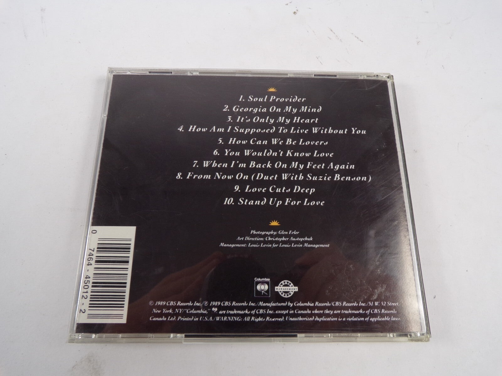 Michael Bolton Soul Provider How Can We Be Lovers Love Cuts Deep Georgia CD#48