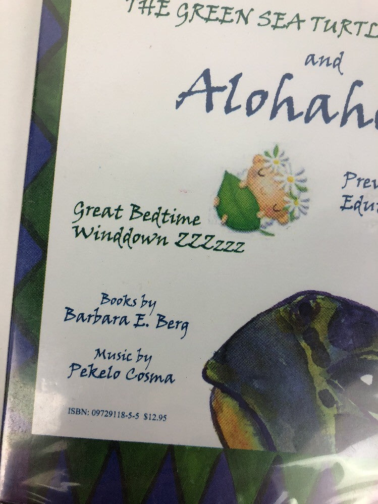 Honu the Green Sea Turtle Barbara E. Berg (Hawaiian / English Reading DVD Rare