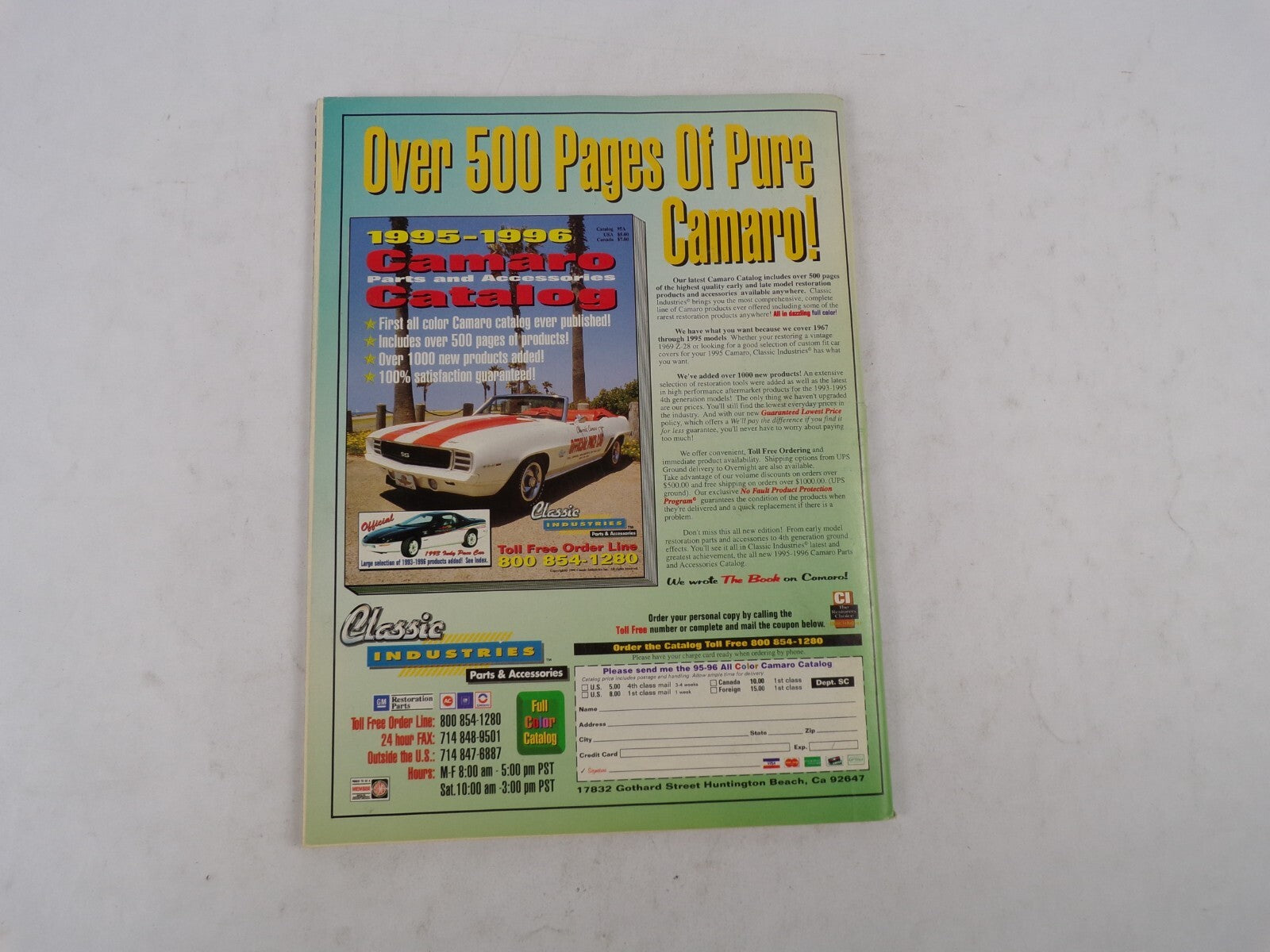 June 1996 Super Chevy Handle It! OBD 2 Legislation: Shoebox Interior Resto: Sus