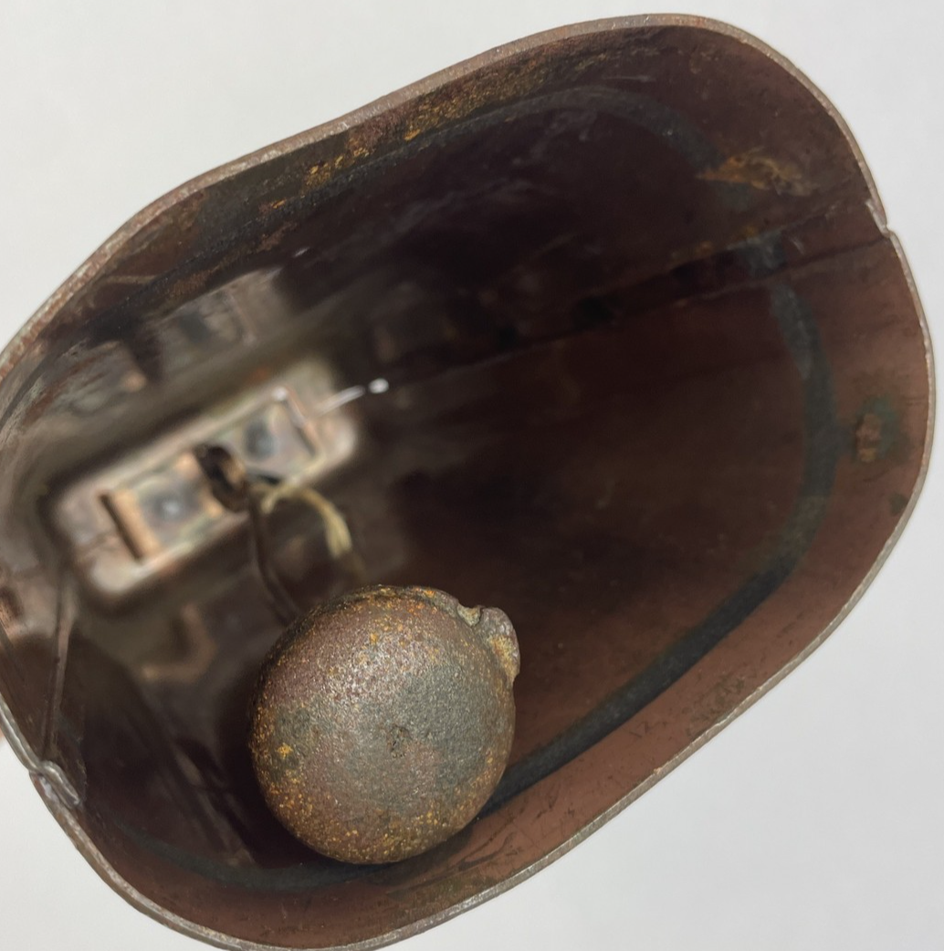 Vintage Copper 6" l Cow Bell - 6" x 5" x 3" Patina Copper Patina - Yreka Cali