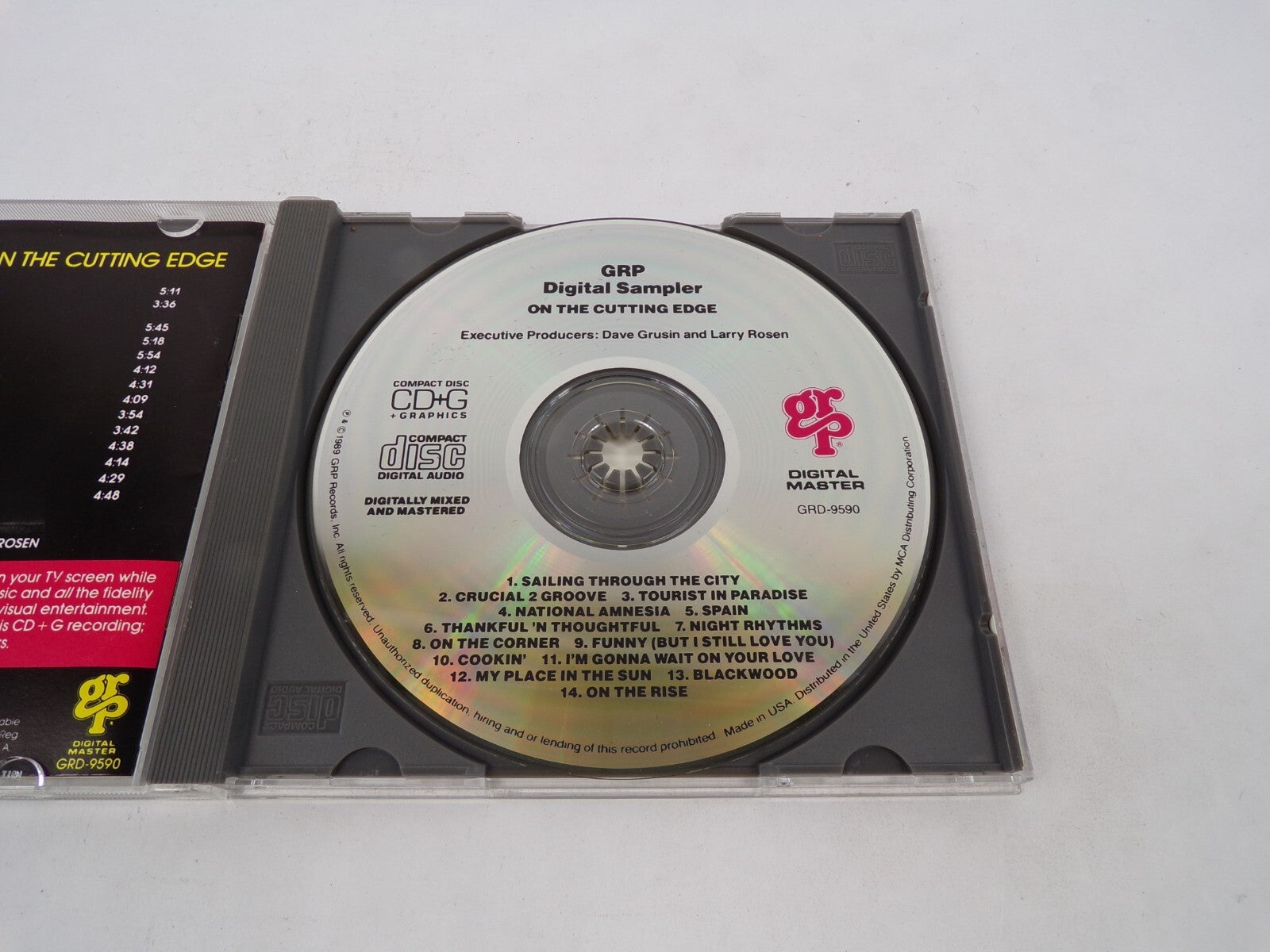 GRP Digital Sampler On The Cutting Edge Sailing Through The City Crucial 2 CD#63