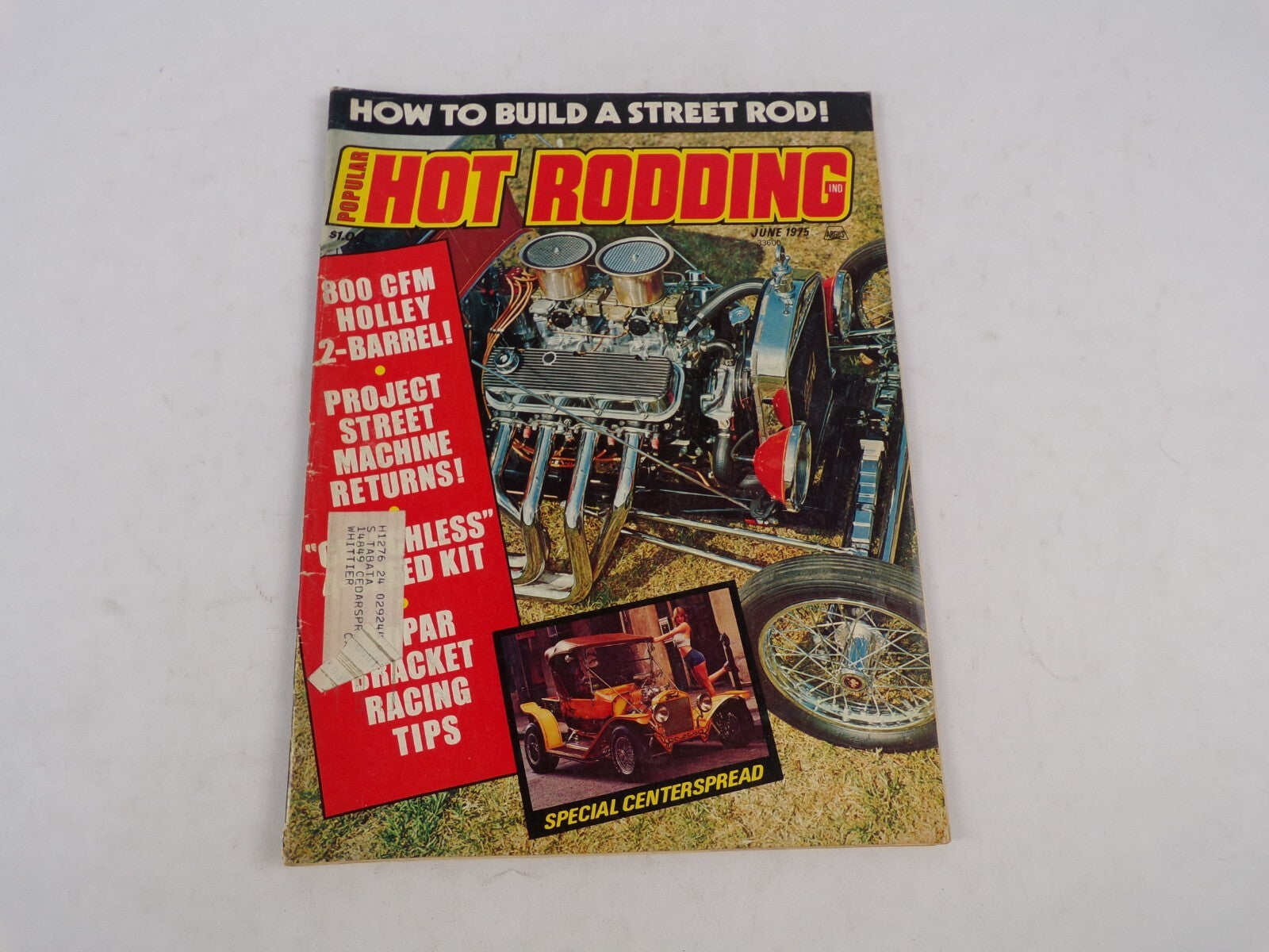 June 1975 Hot Rod Magazine How To Build A Street Rod! 800 CFM Holley 2-Baarrel!