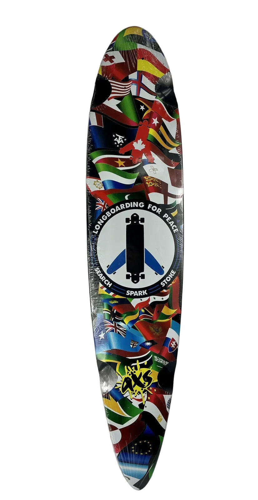LONGBOARDING FOR PEACE Pintail 8ply Maple Top mount Downhill 9X 42" C2