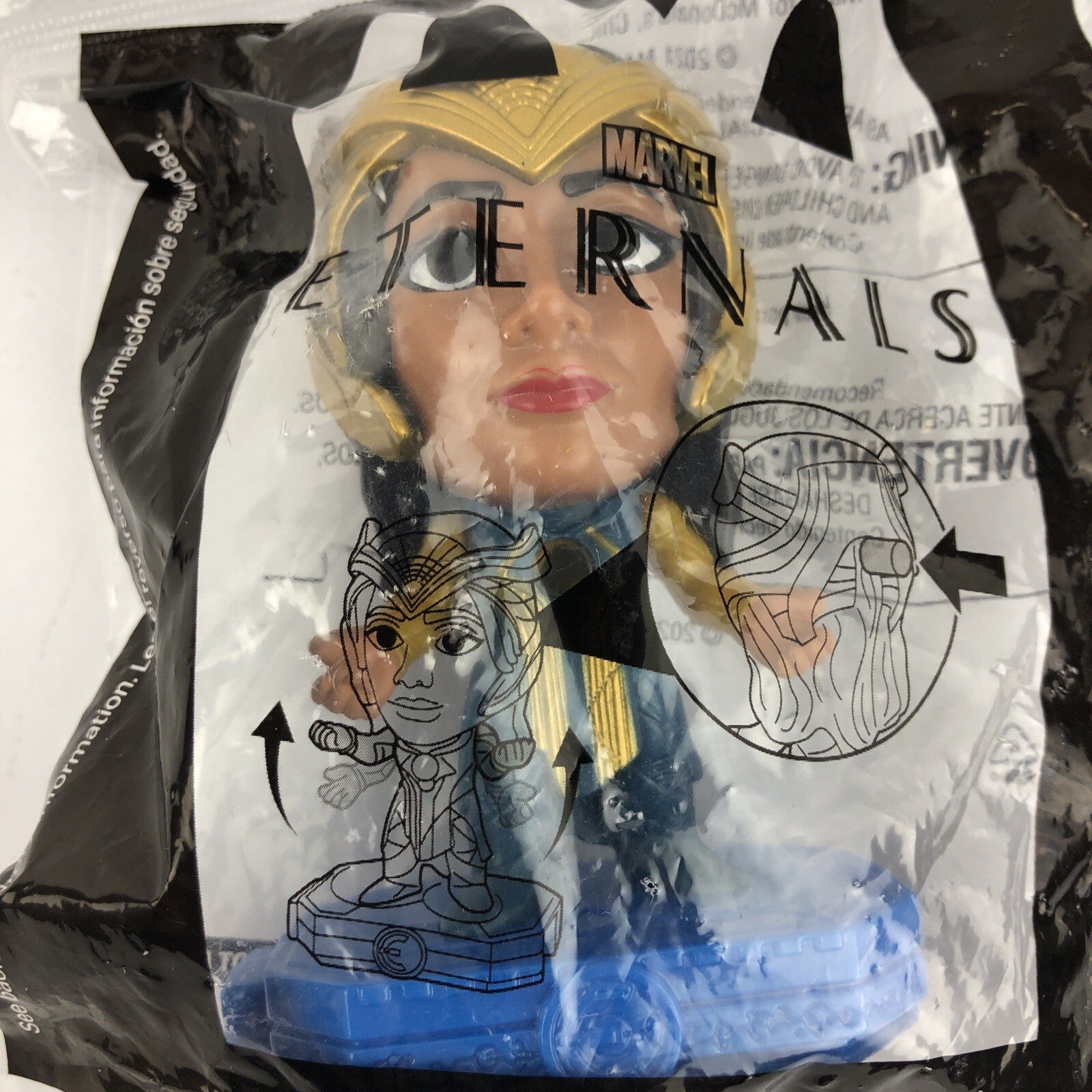 New 2021 McDonald’s Happy Meal Toy Marvel Eternals #6 Ajax NIP Collectable