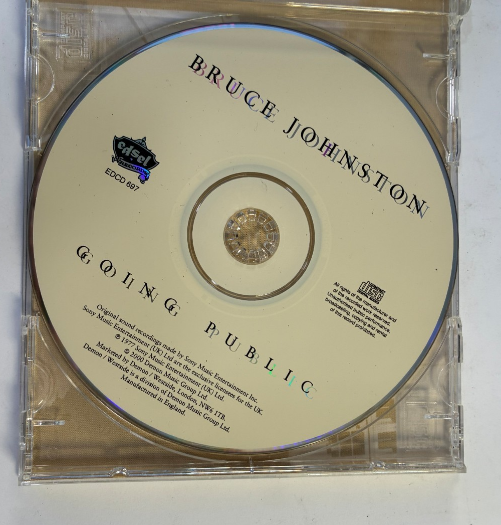 Bruce Johnston Going Public Edsel Beach Boys CD 2000