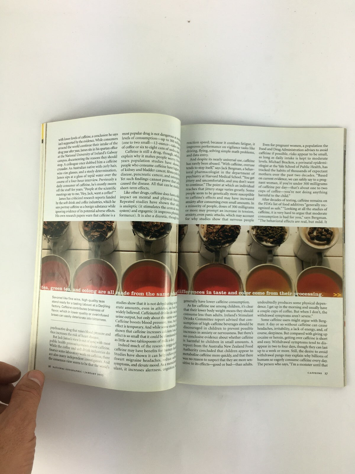 January 2005 National Geographic Magazine Why we love Caffeine Yosemite Grace