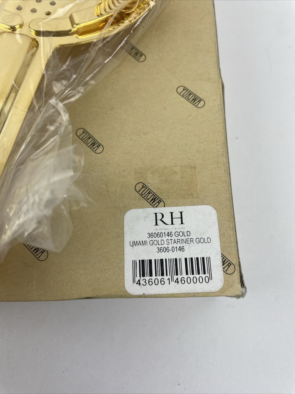 Yukiwa Gold Hawthorne Martini UMAMI Strainer Barware 36060146 Brand New - JAPAN