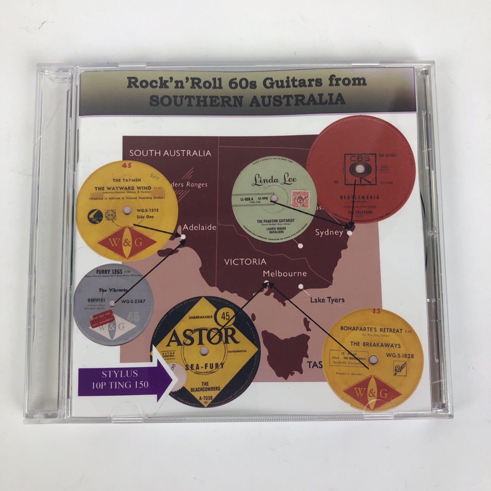 Rock 'n' Roll 60's Guitars from Southern Australia cd Assorted 34 Tracks #32
