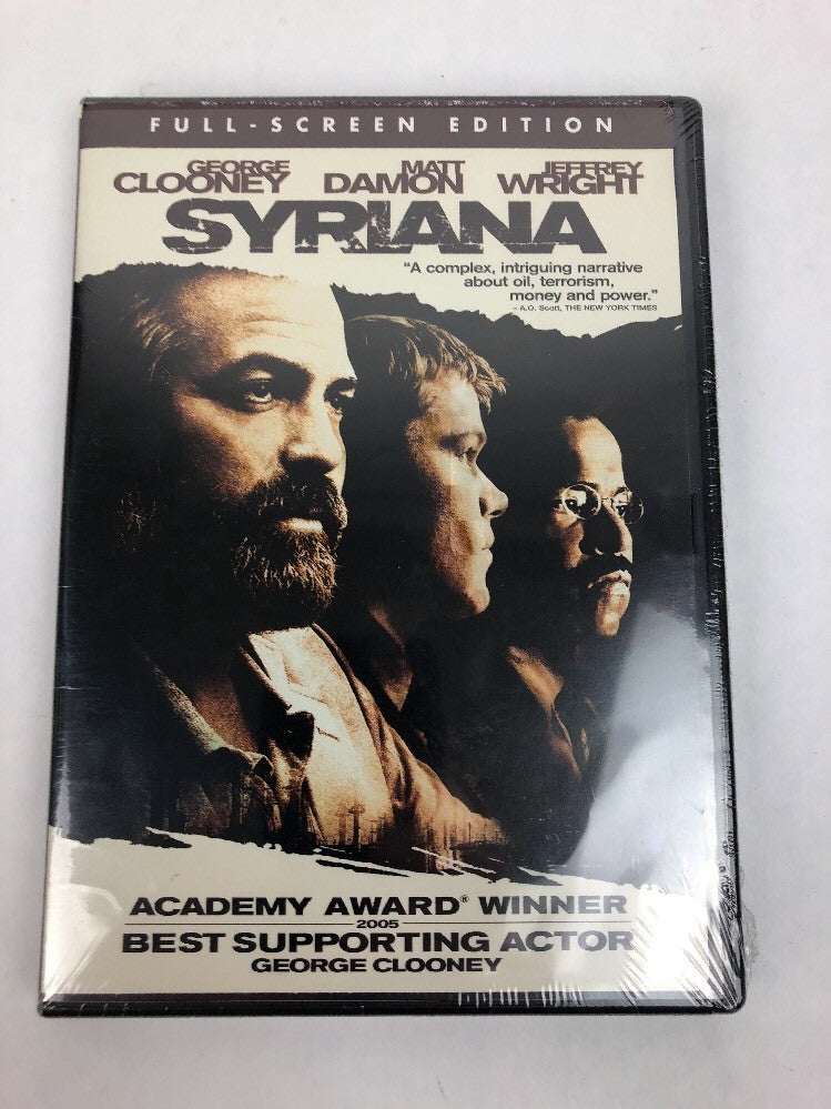 Syriana DVD Full Screen Edition COMPLETE George Clooney Matt Damon BIG OIL