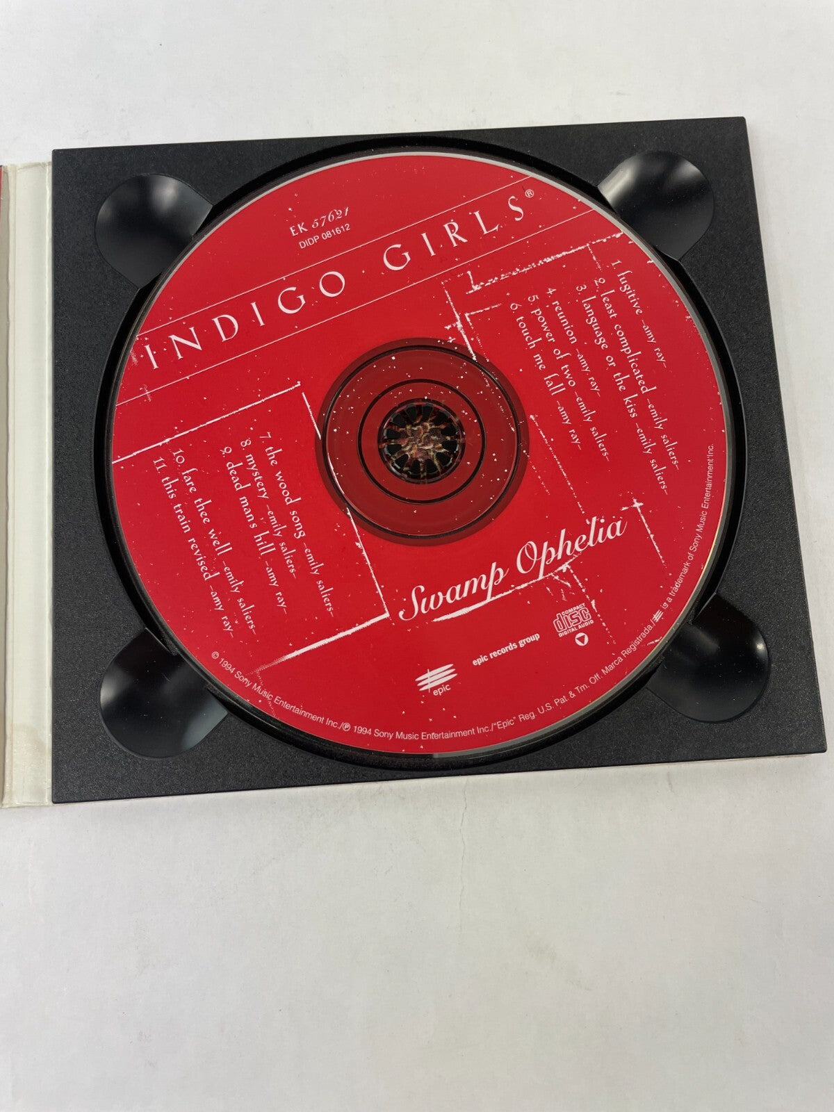 Indigo Girl Swamp Ophelia Fugitive Least Complicated Language Or The Kiss CD#73