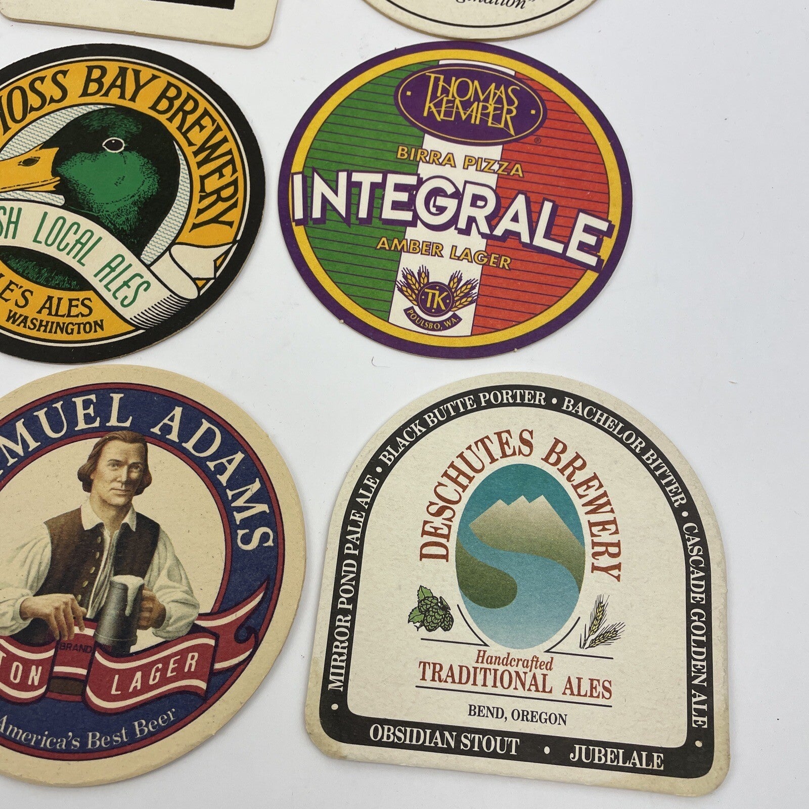 Retro Beer coasters Lot of 20 ALL DIFFERENT Import & Domestics Home Bar Vintage