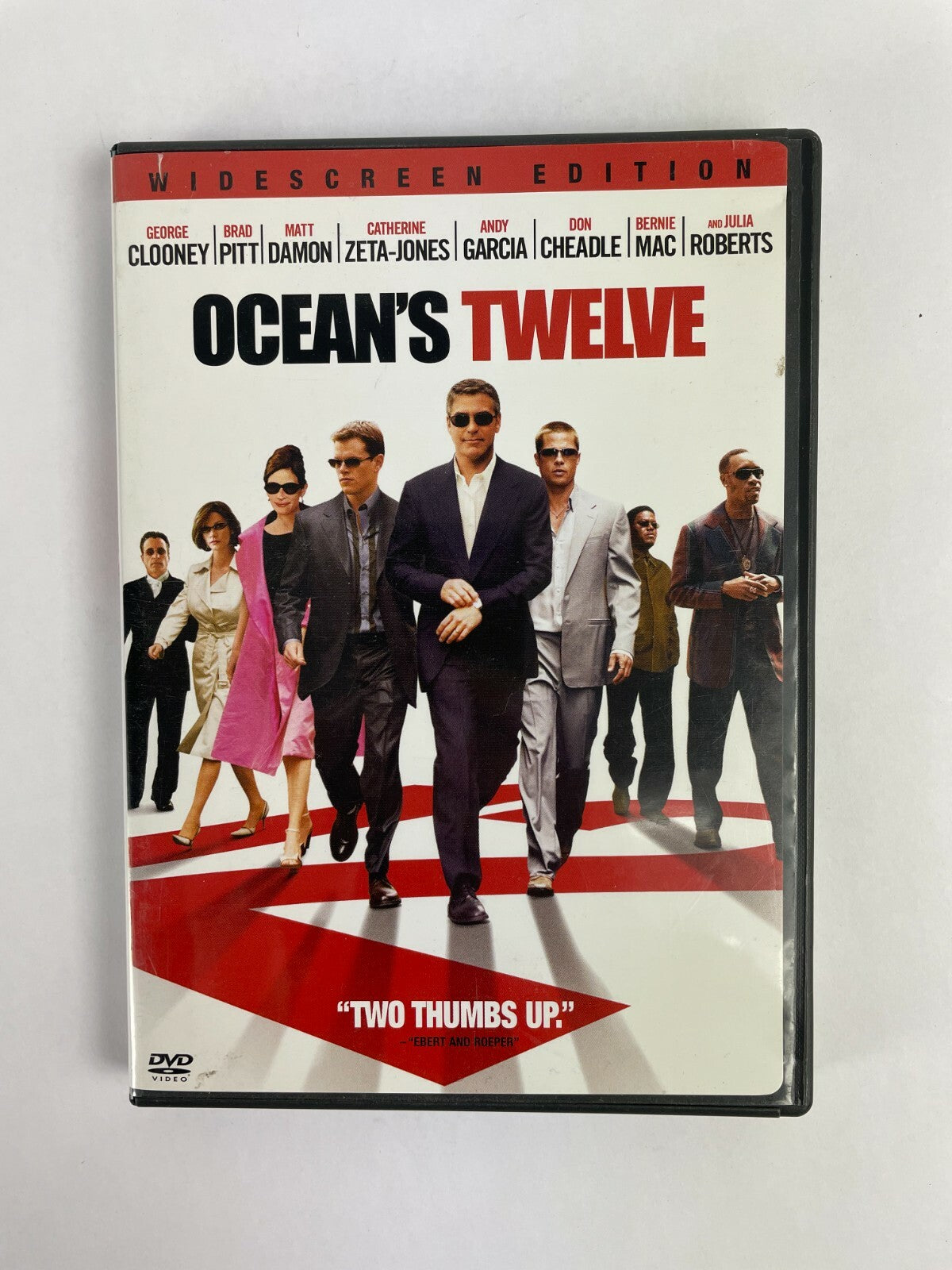 Widescreen Edition Ocean's Twelve ''Two Thumbs Up'' George Clooney Disc Q11