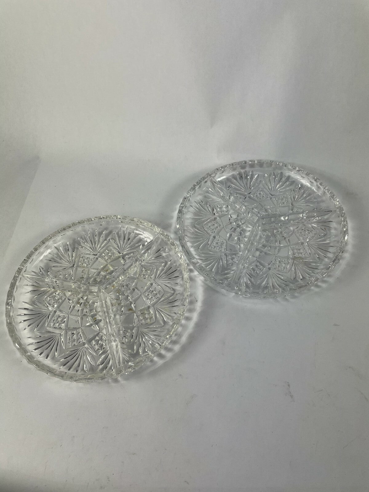 Designed Glass Decorative Lot of 2