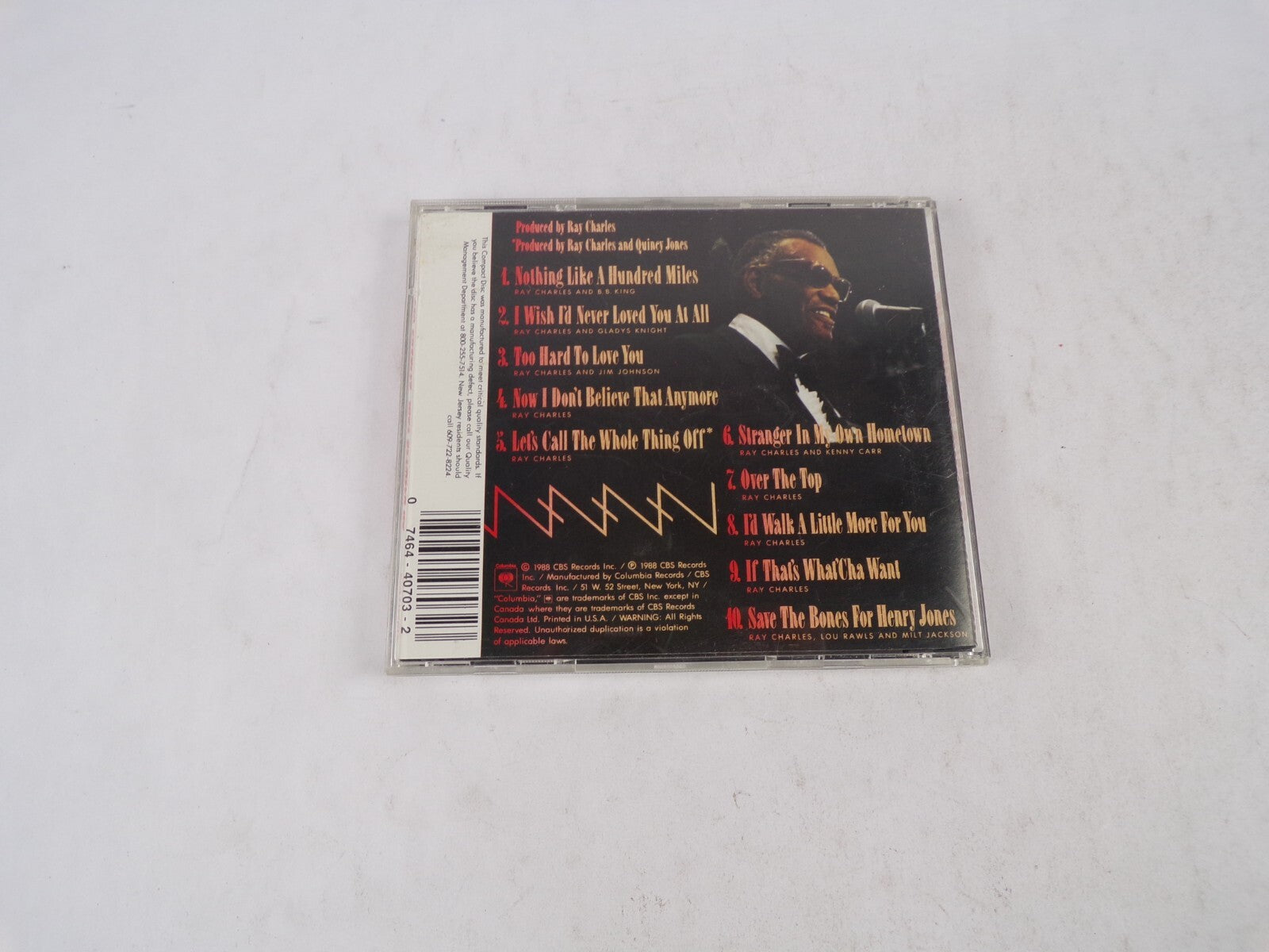 Ray Charles Just Between It's Nothing Like A Hundred Miles I Wish I'd NeverCD#34