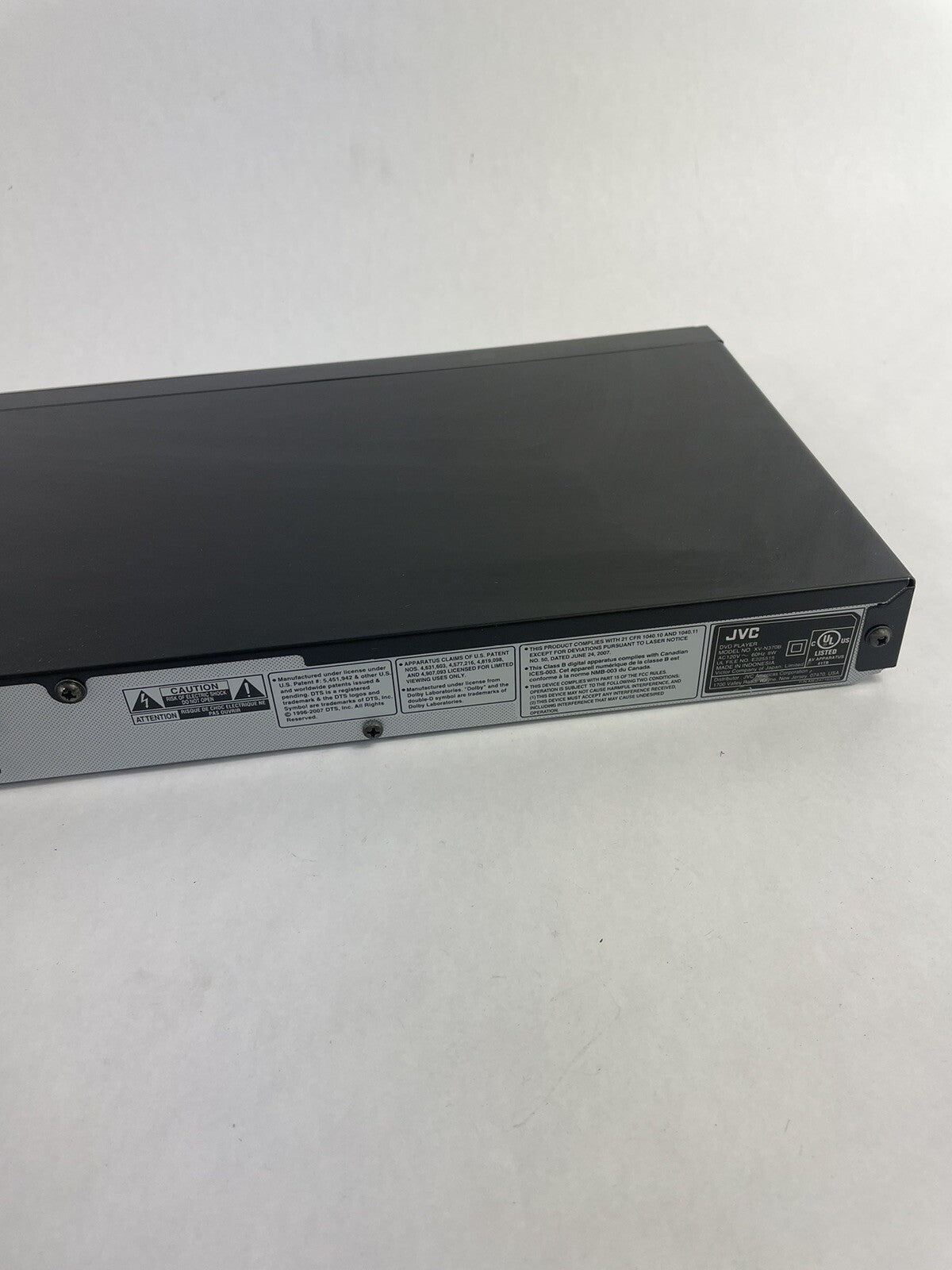 JVC XV-N370 DVD Super VCD CD Player (NO REMOTE)
