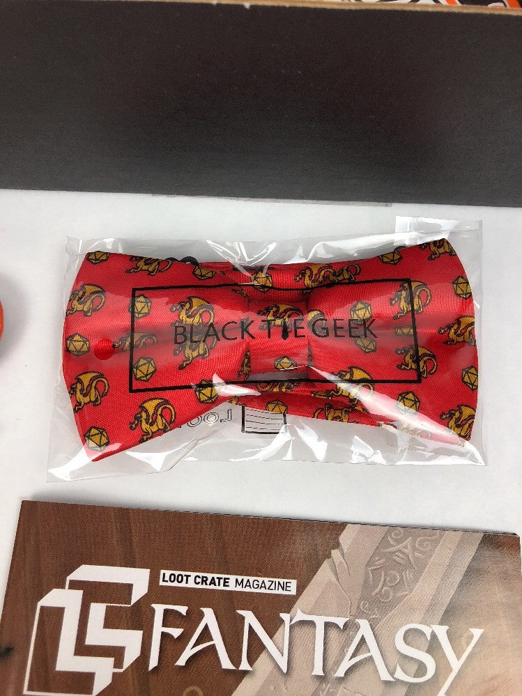 HBO Game of Thrones Loot Crate Bundle Magnets Pin Magazine Crown Bow Tie